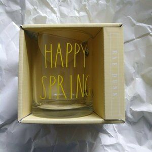 *NEW* Rae Dunn by Echanté Happy Spring 18oz Glass